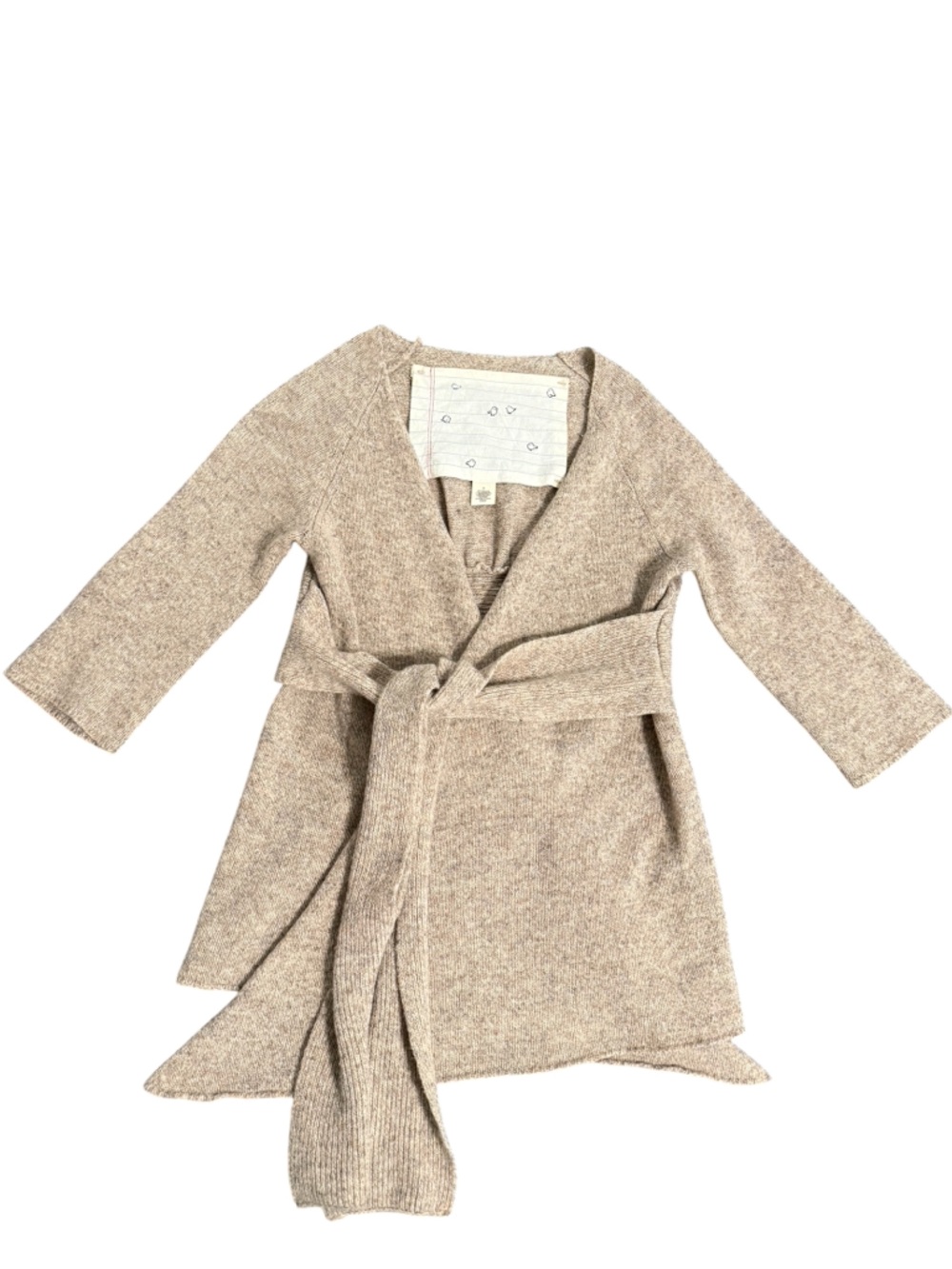 Anthropologie Birds On A Wire Belted Wrap Cardigan Wool size small